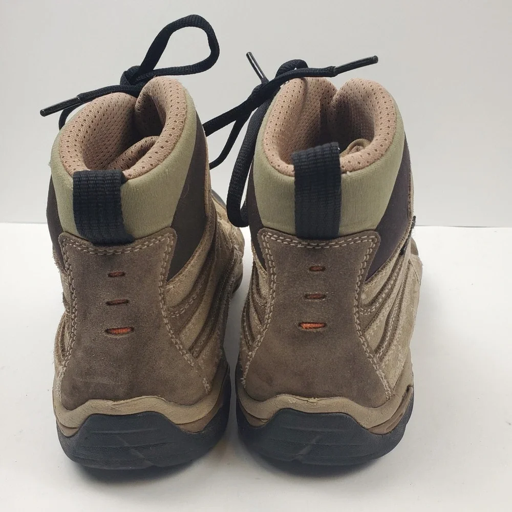 Asolo Hiking Boots Mens 9.5‎ Brown Nubuck Leather Vibram Sole Waterproof Camping